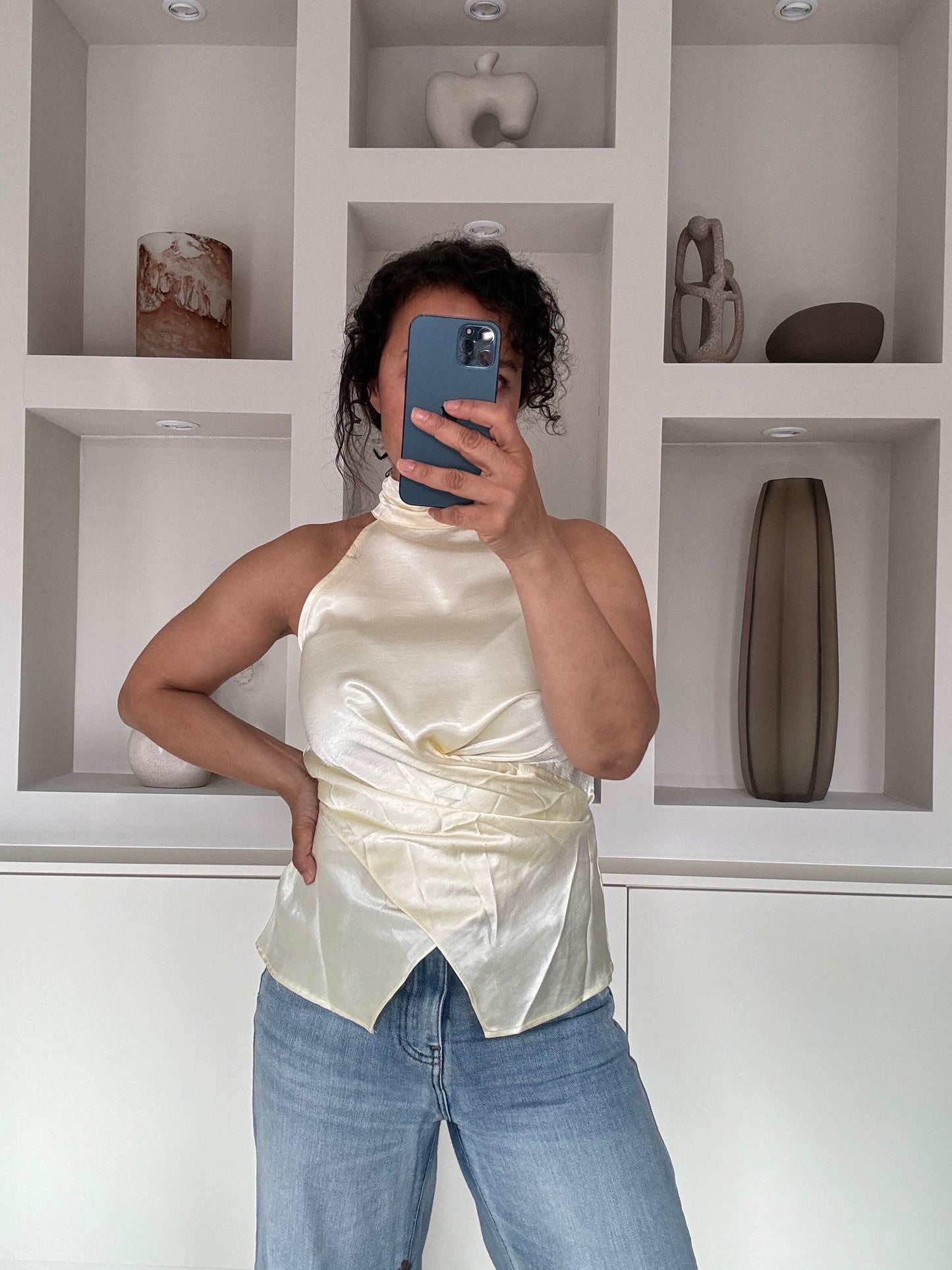 Silk glow top