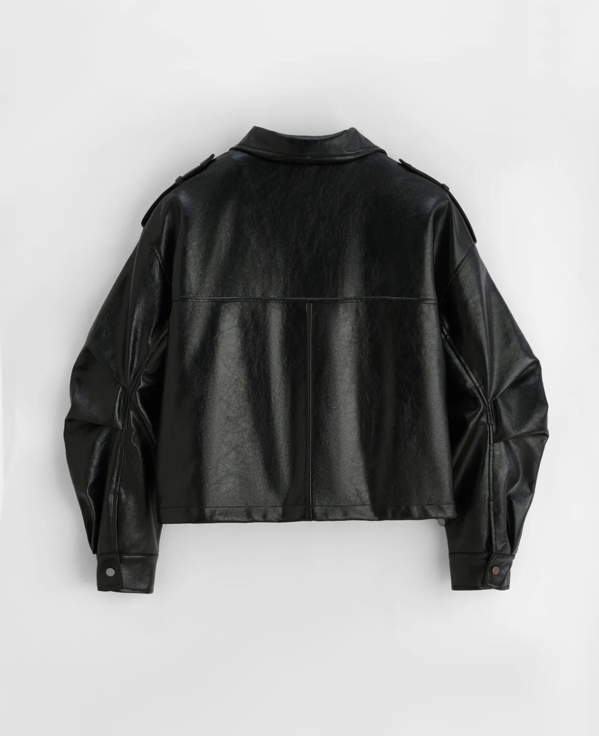 Classic Leather Jacket – Zwart