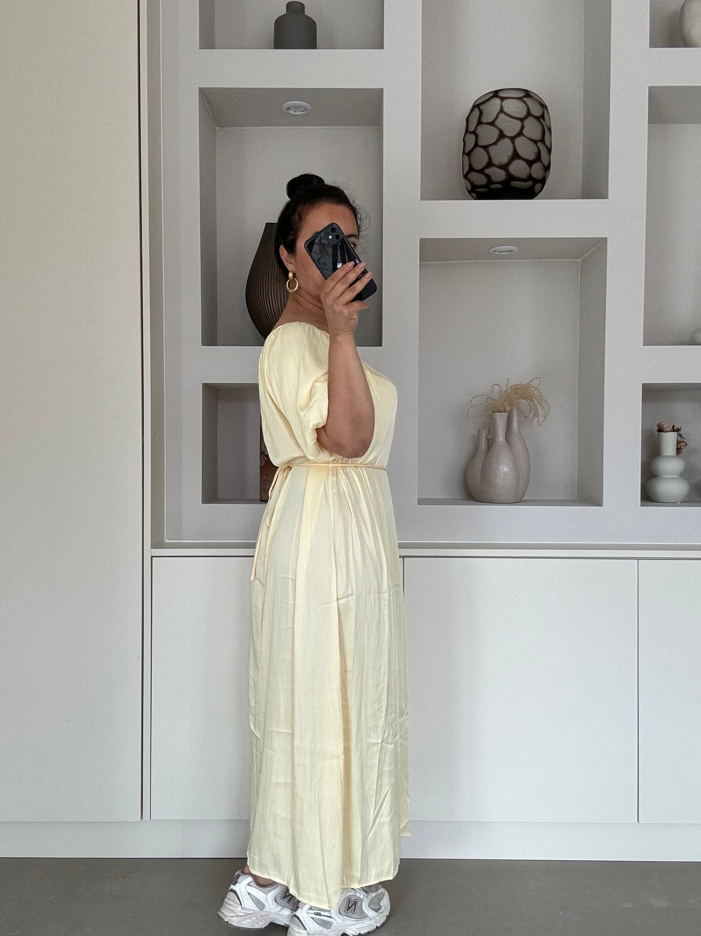 Amira maxi Dress – soft butter