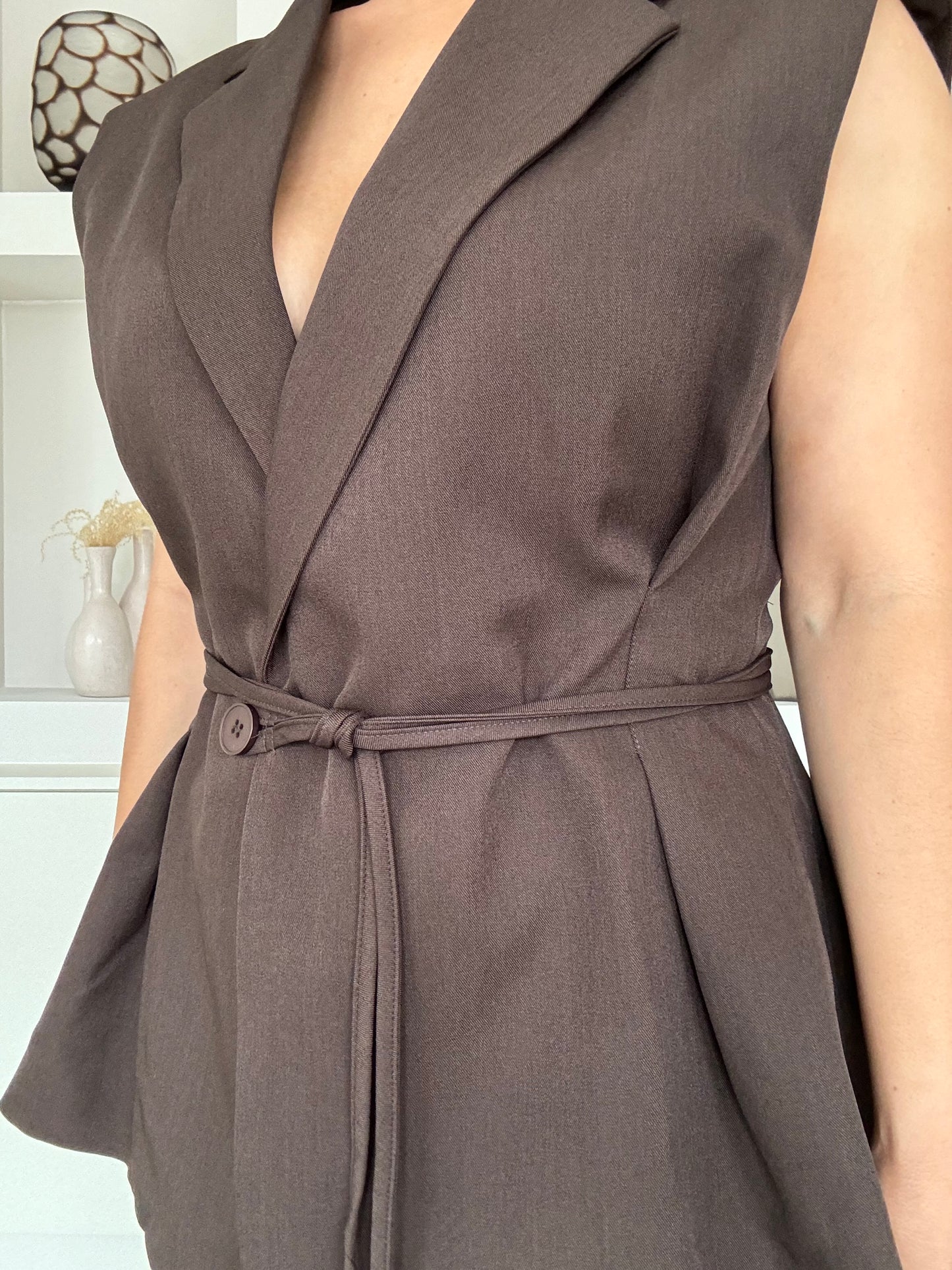Elize Blazer – Espresso Brown