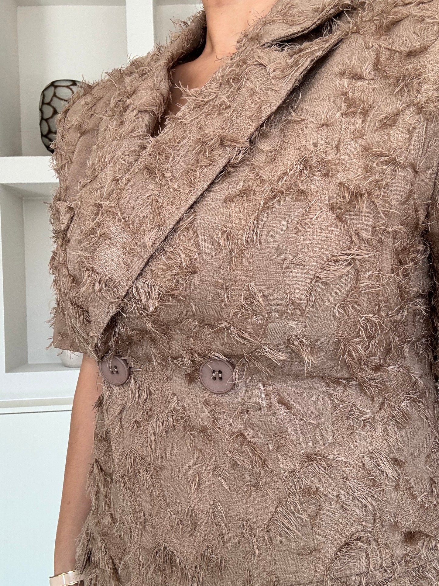 Lema blazer dress – warm sand