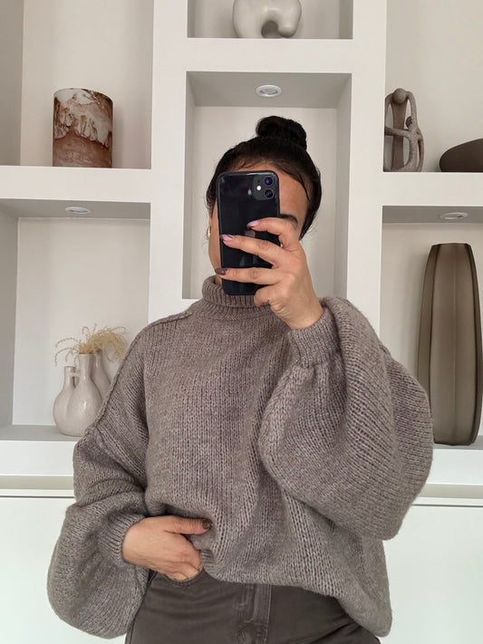 Estee sweater- taupe