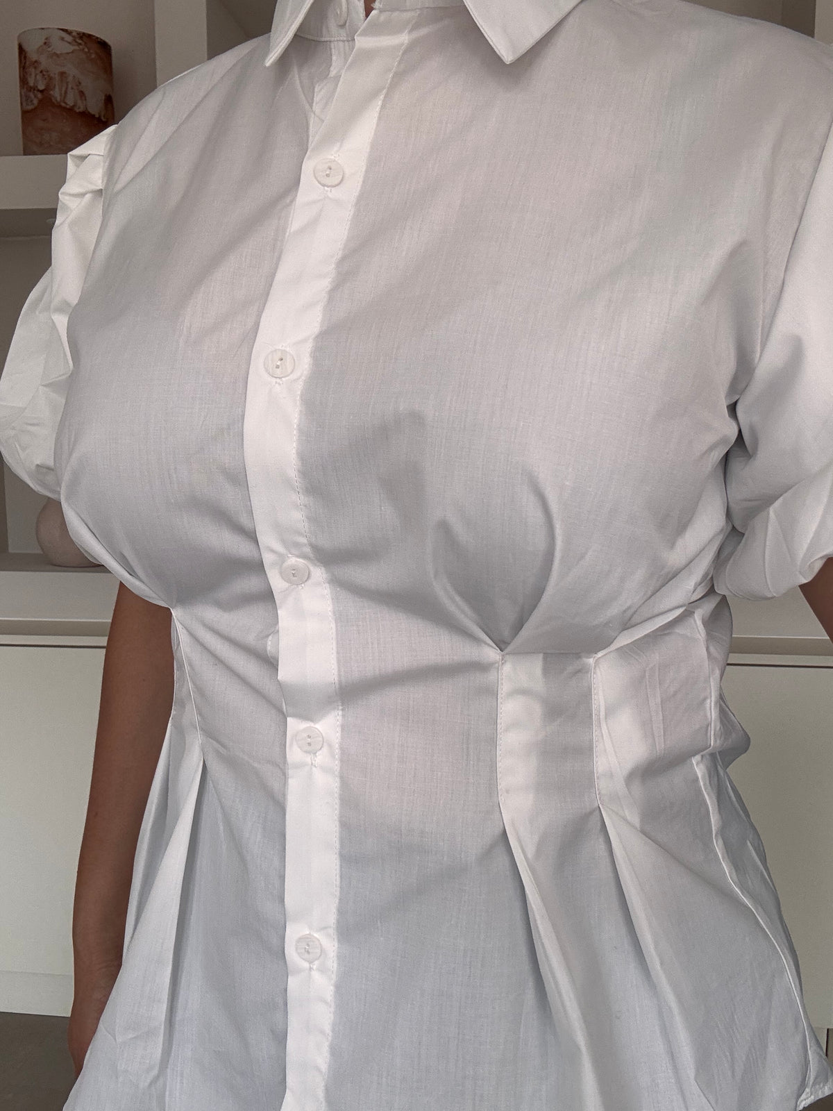 Getailleerde JDP blouse wit
