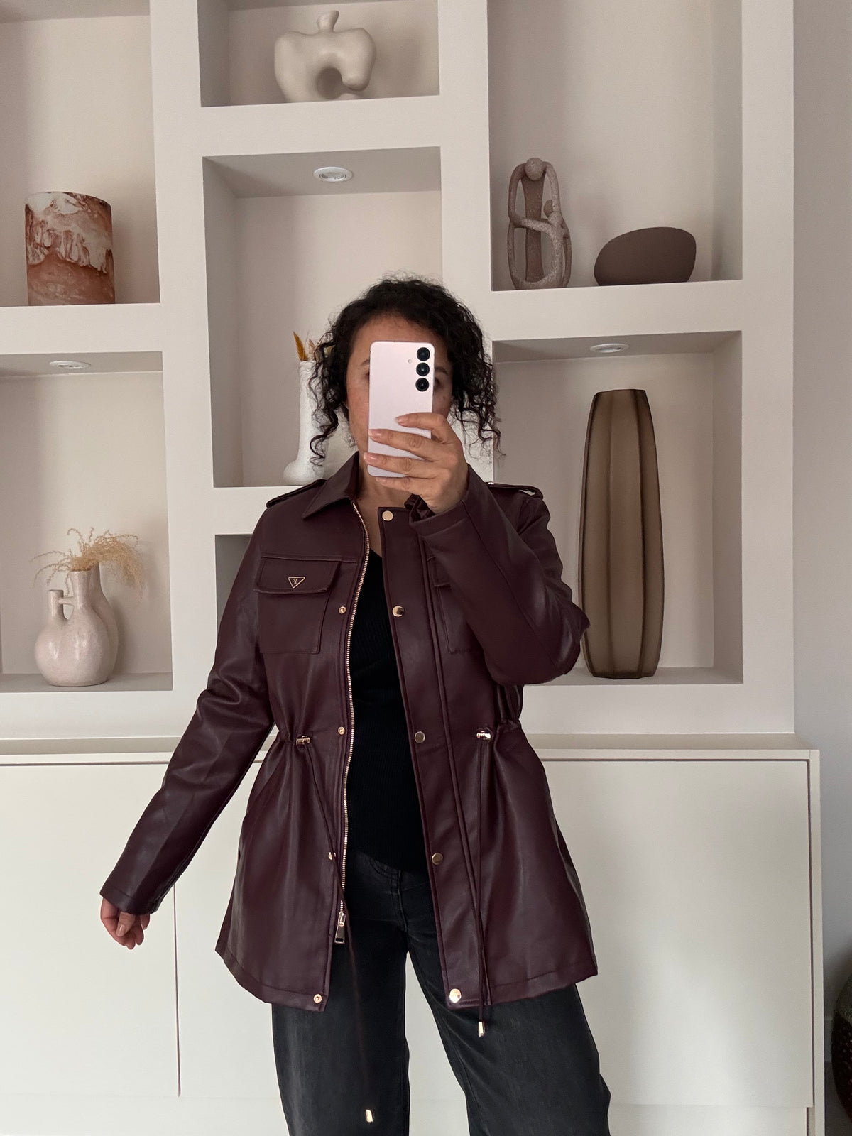 Lea jacket plum