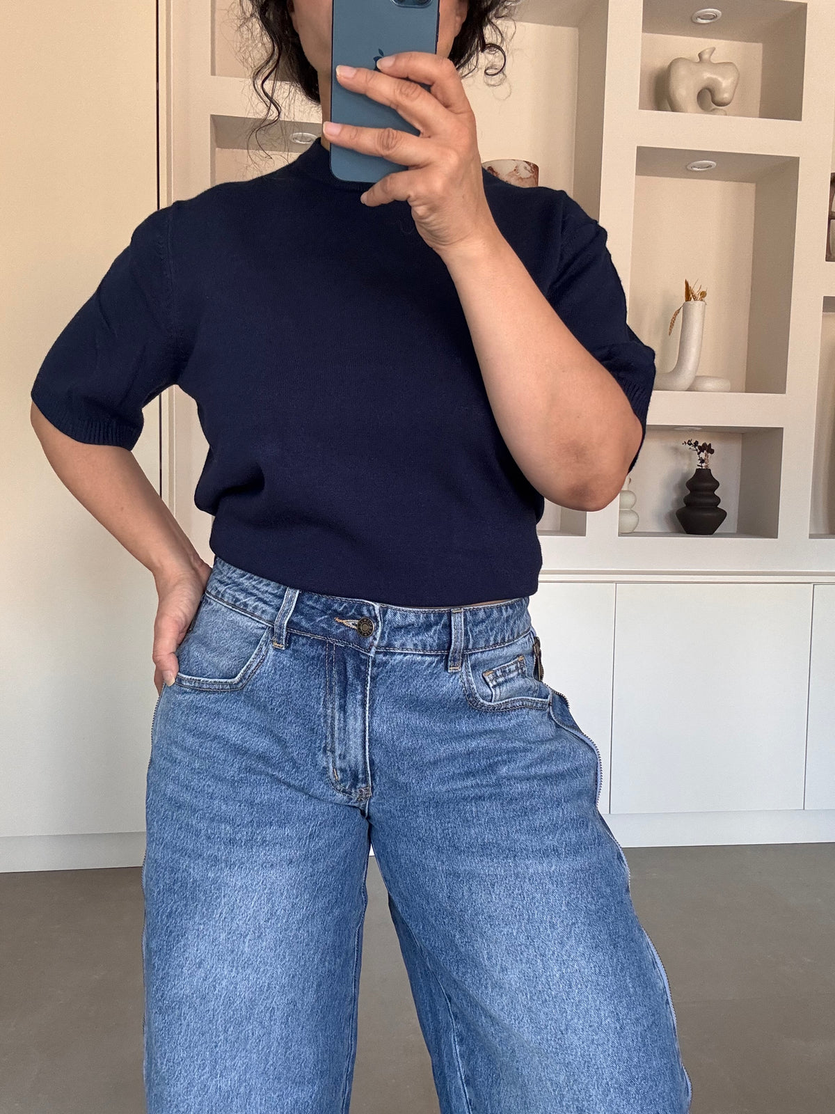 Low waist tall jeans