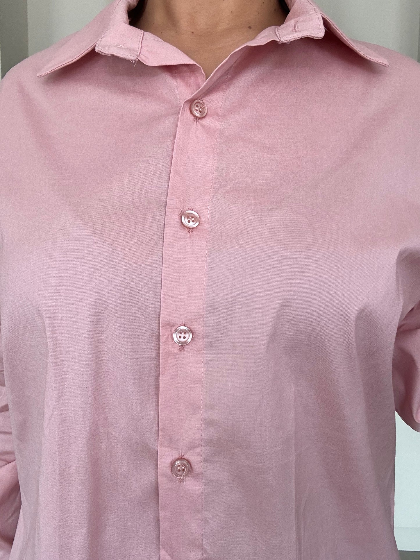 Pink oversized blouse