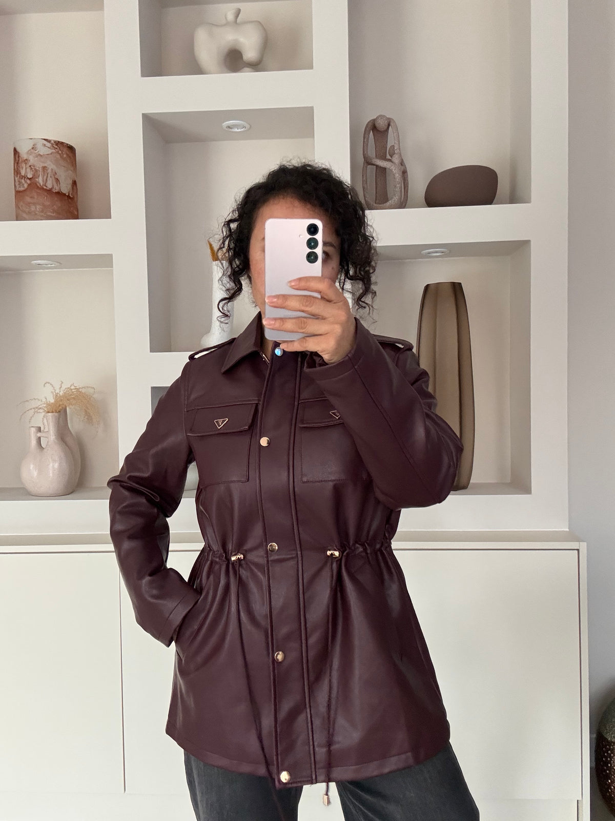 Lea jacket plum