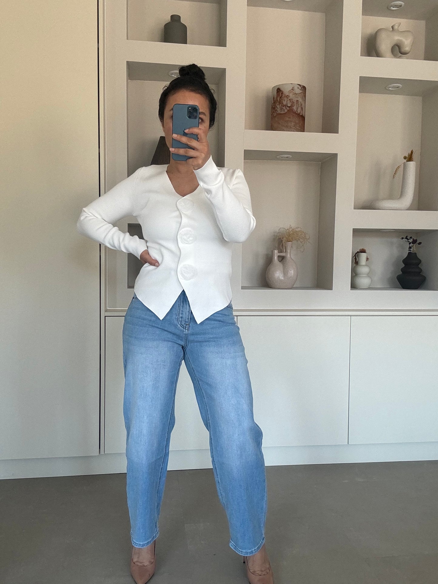 Crystal pochet jeans- petite