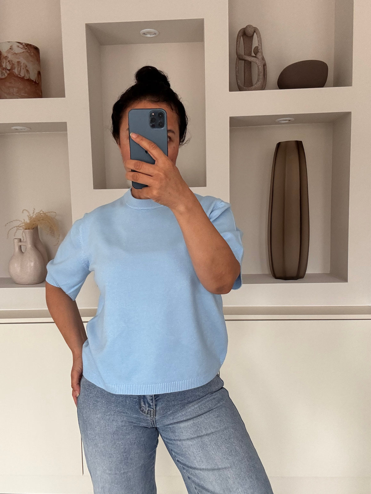 Everyday knit blauw