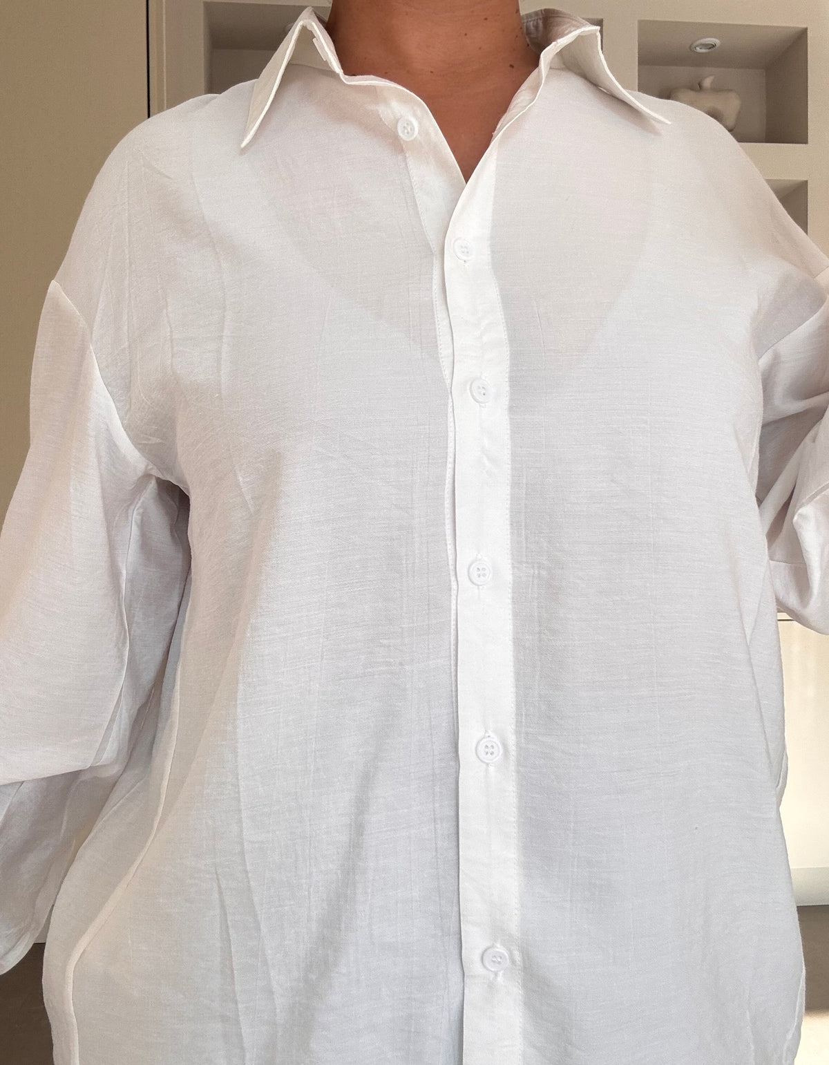 Basis blouse wit