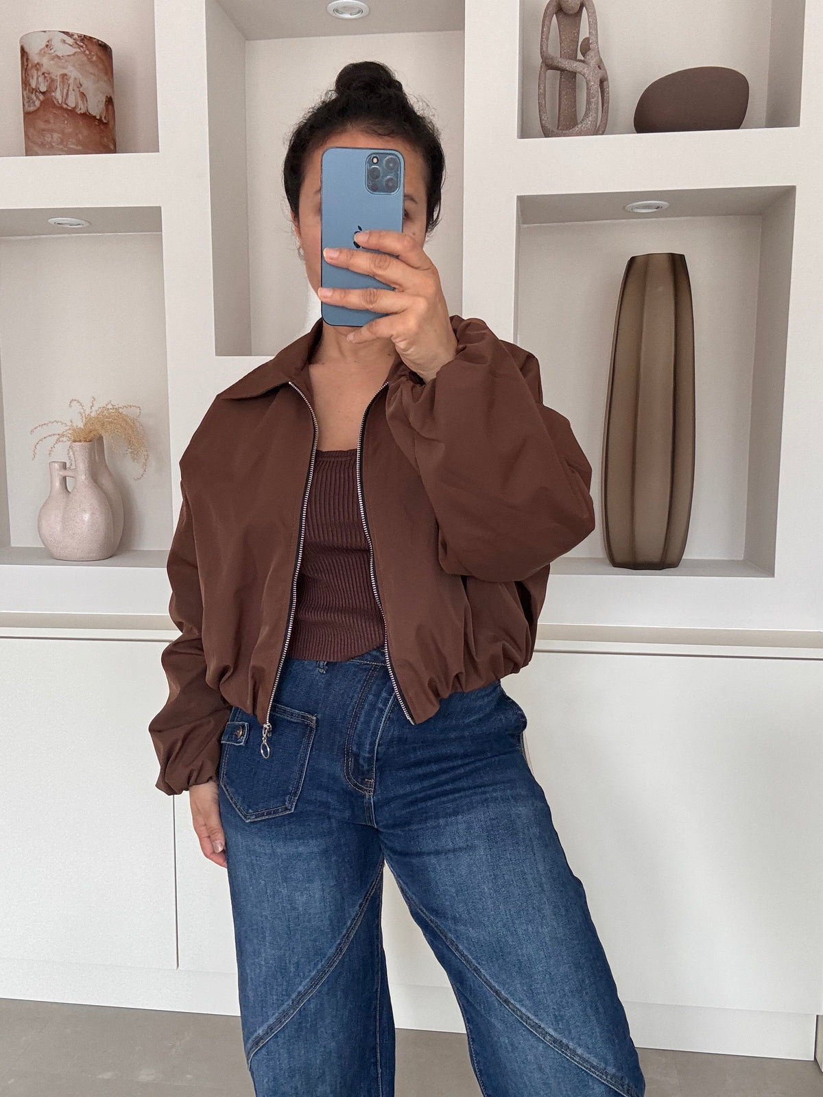 Bomber jacket Camel
