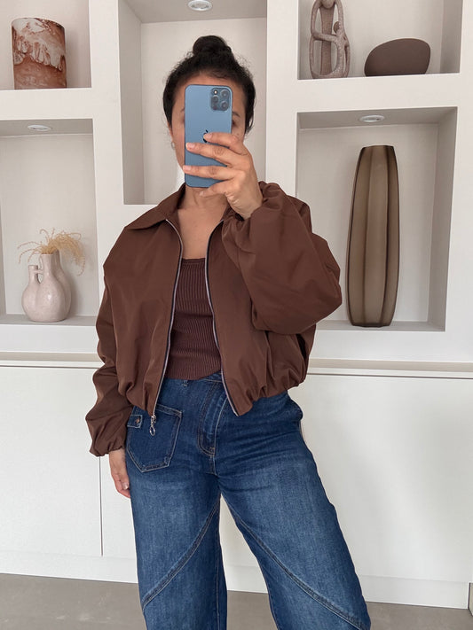 Bomber jacket Camel