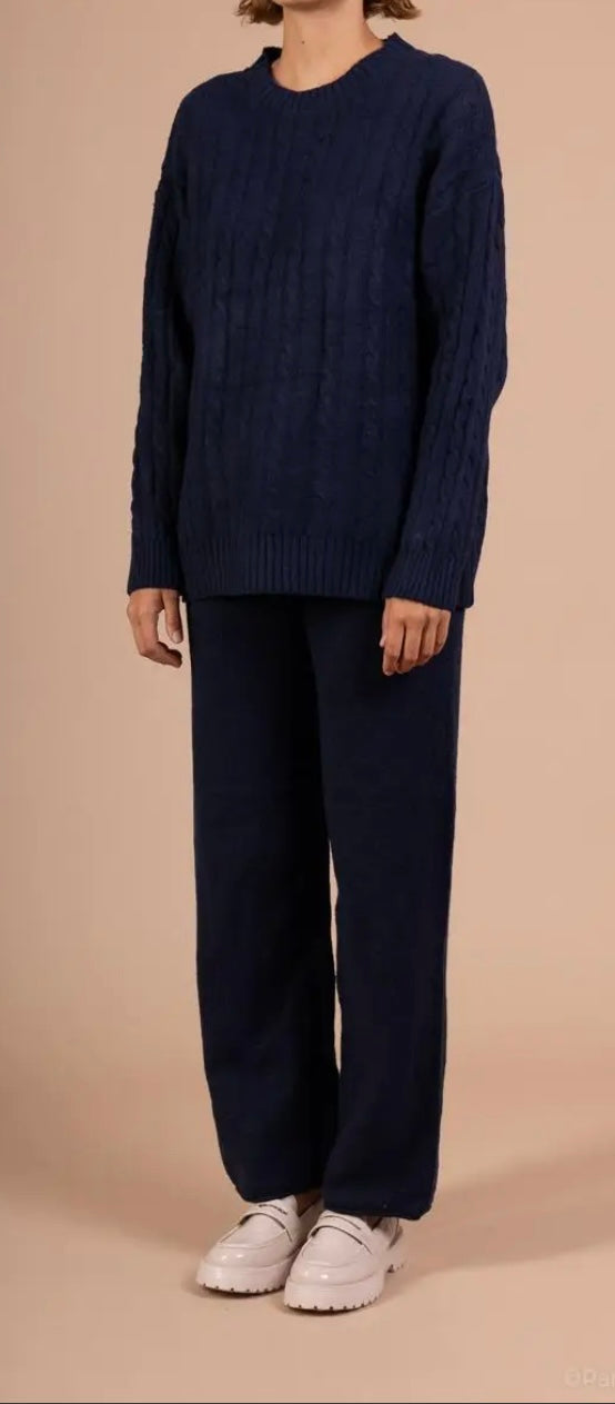 Knitted set 3 kleuren