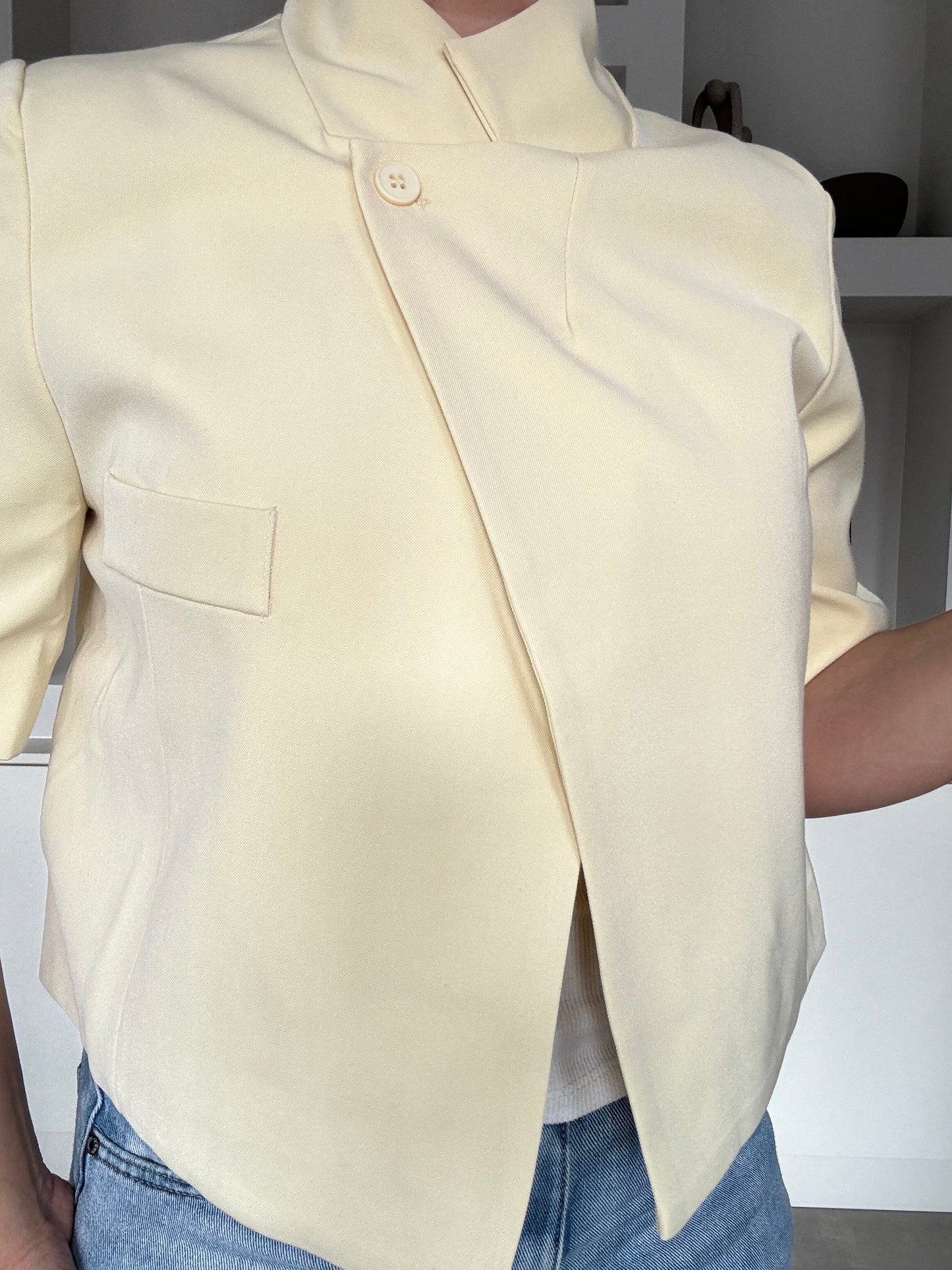 Zai blazer butter yellow