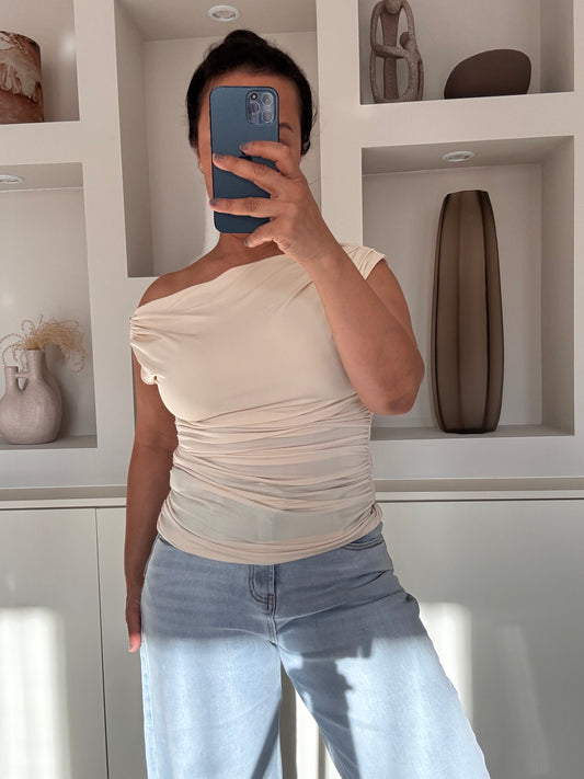 Senna top beige
