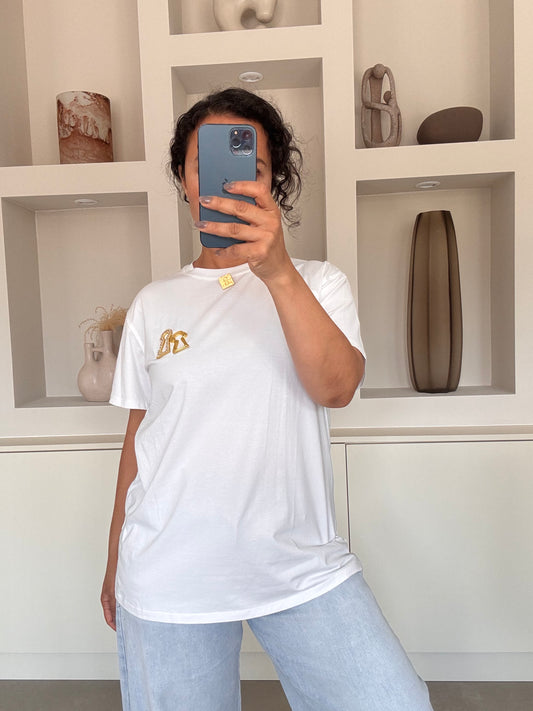 Relaxed fit tee wit