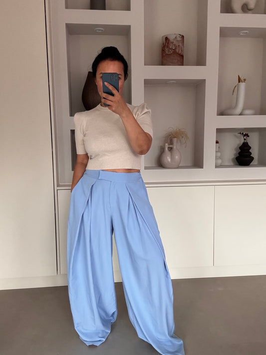 Pantalon blauw tall