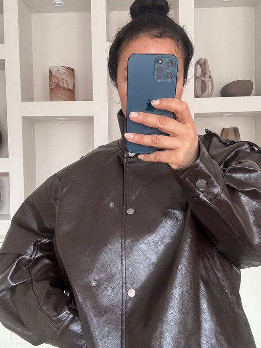 Classic Leather Jacket – Bruin
