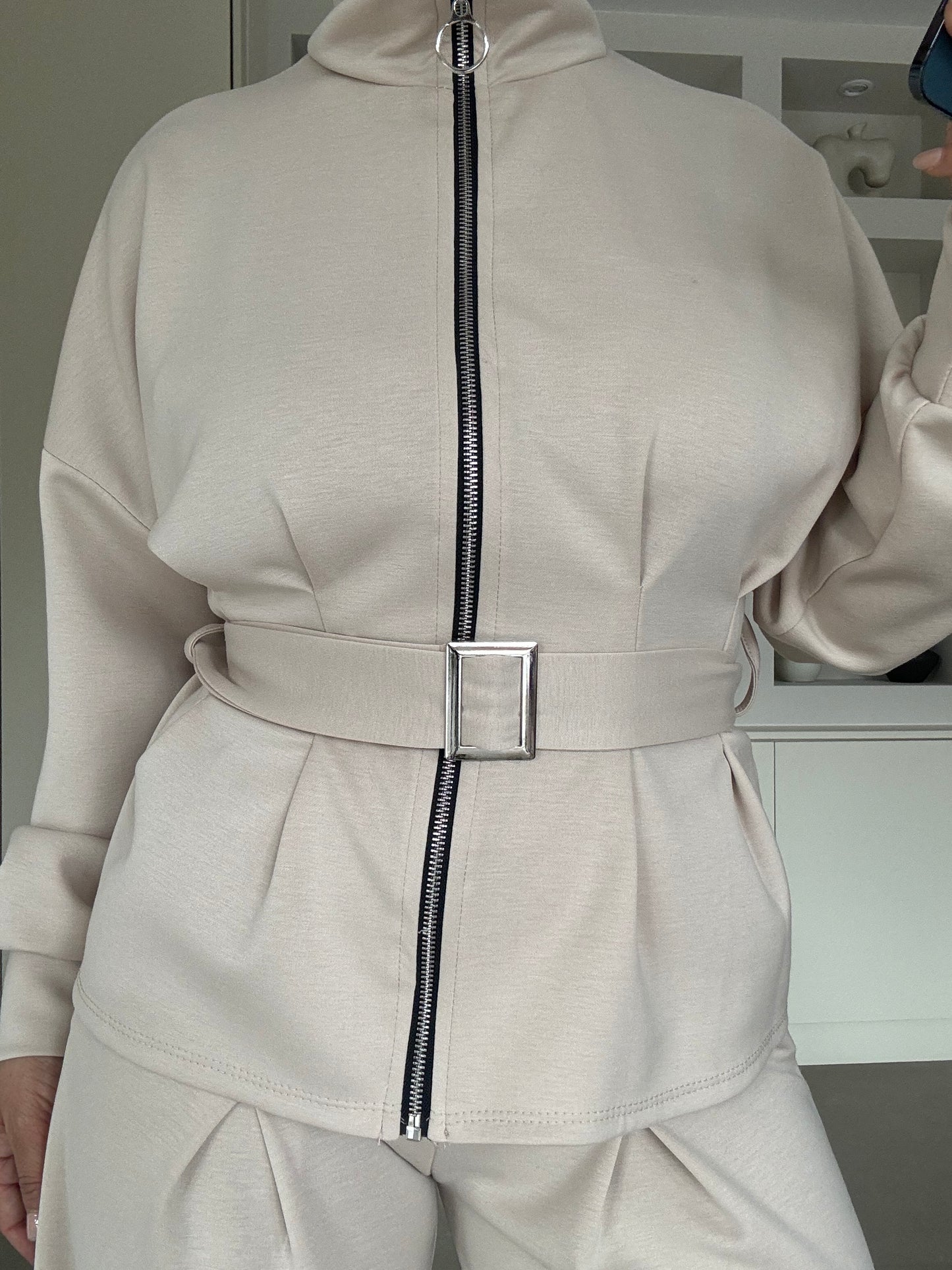 Beige belt set