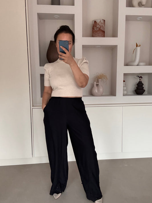 Katoenen comfy broek
