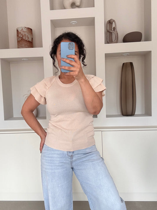 Nora top beige