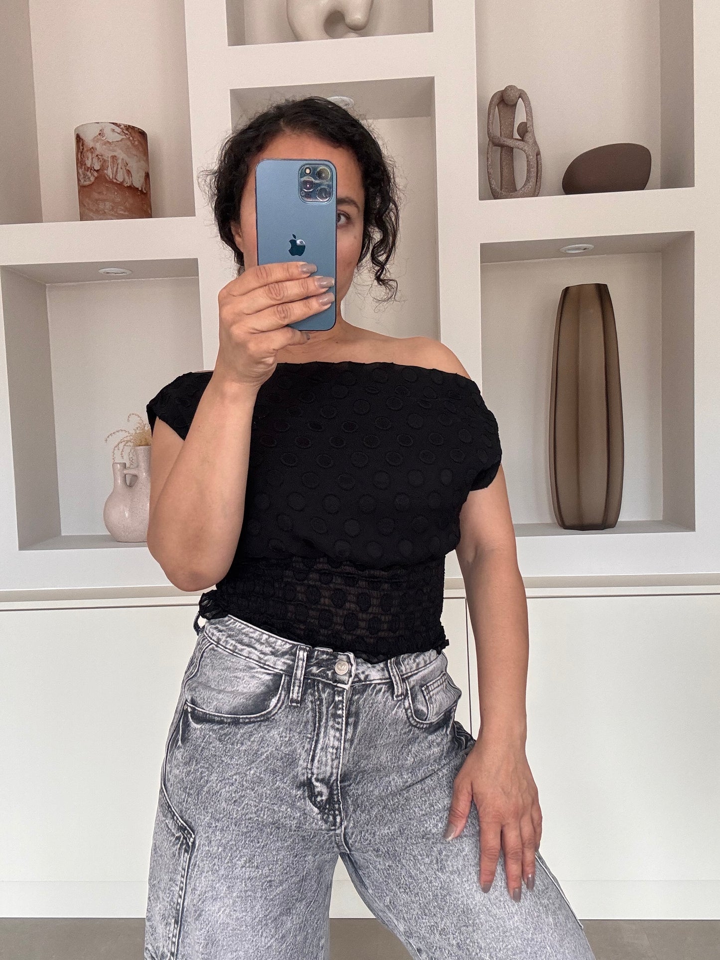 Pari top zwart