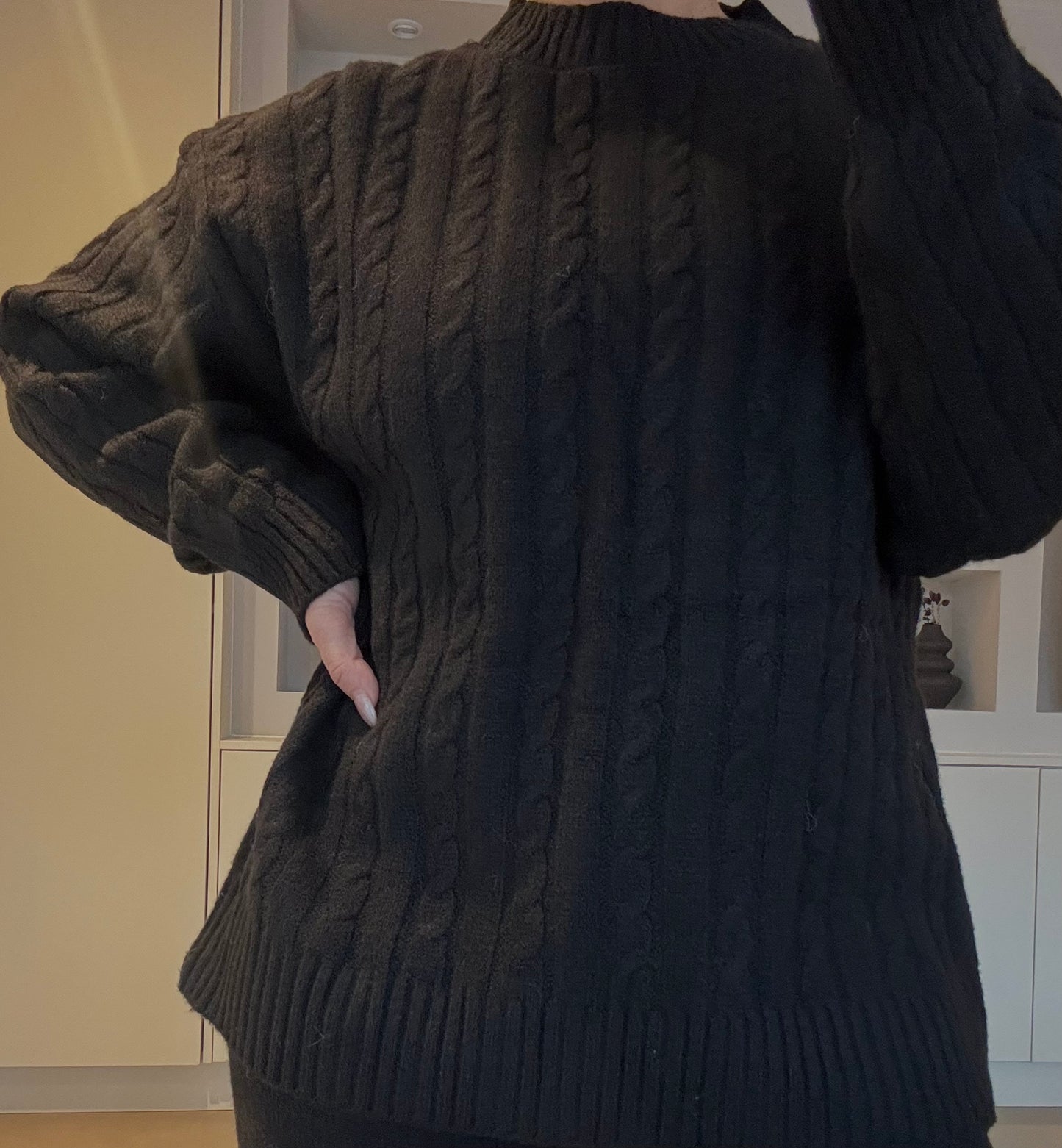 Knitted set 3 kleuren