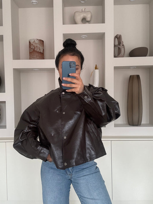 Classic Leather Jacket – Bruin