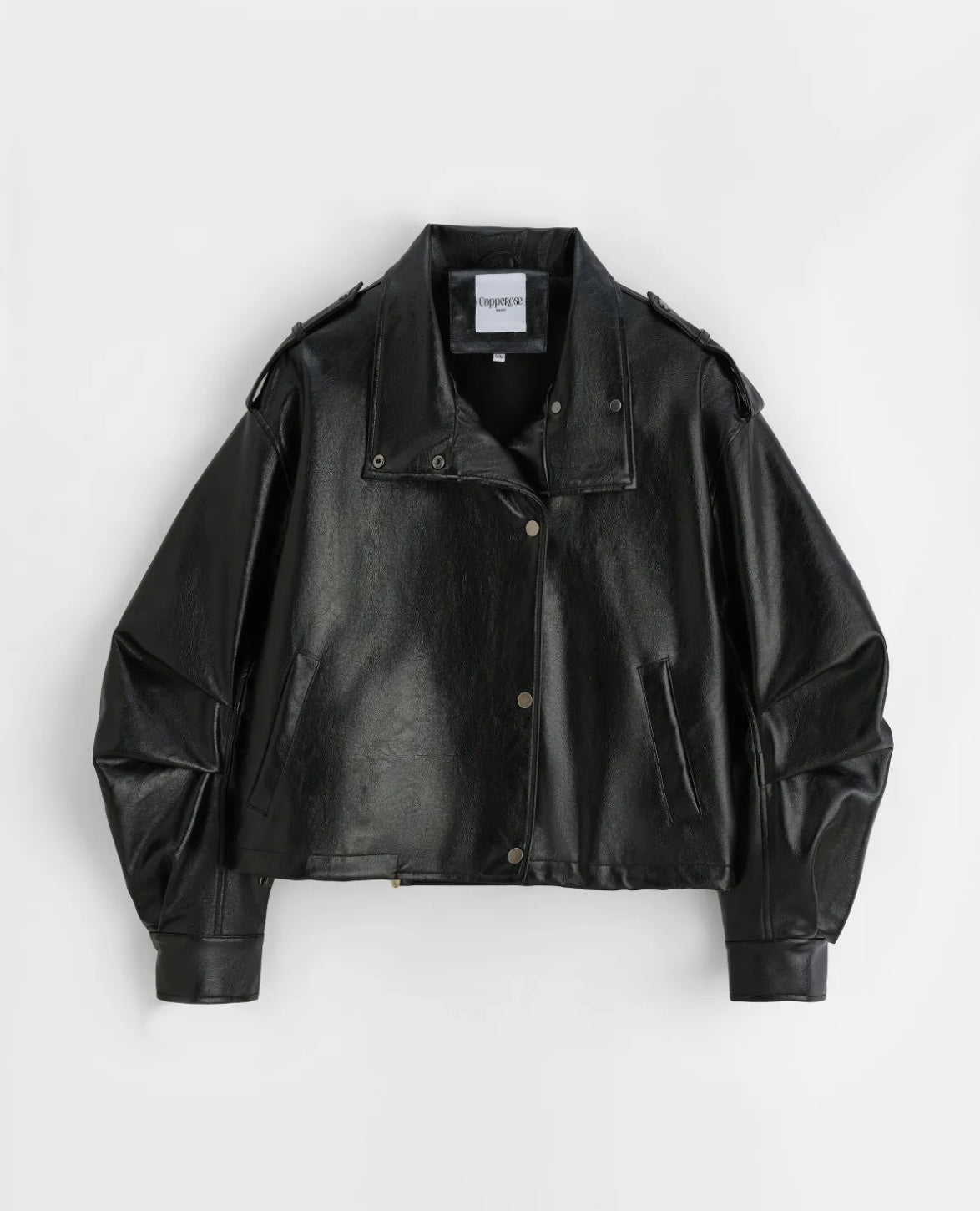 Classic Leather Jacket – Zwart