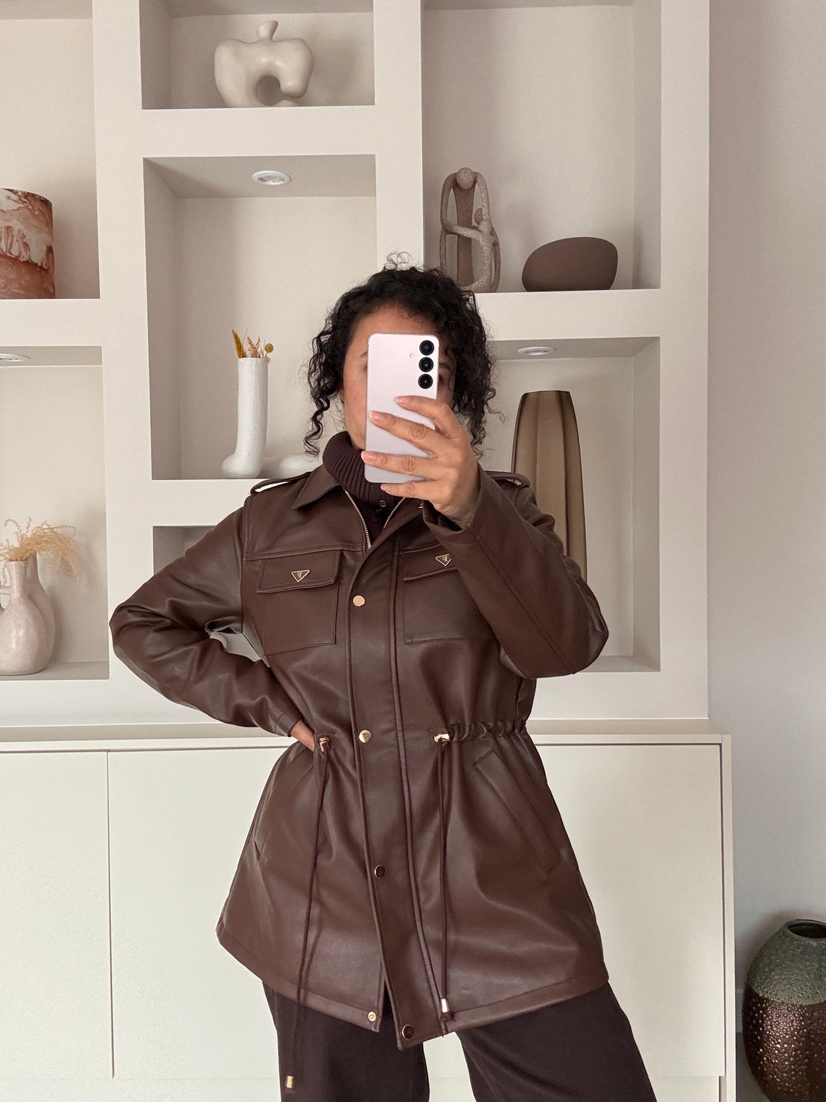 Lea jacket bruin