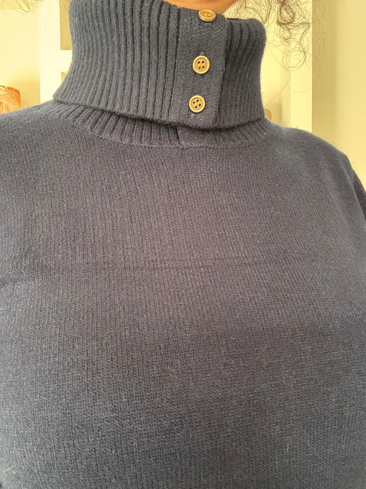 Turtleneck sweater navy