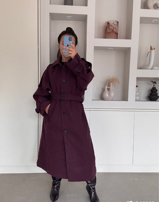 JDP mantel bordeaux