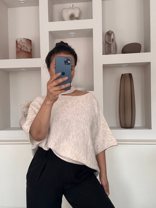 Amour knit ivory