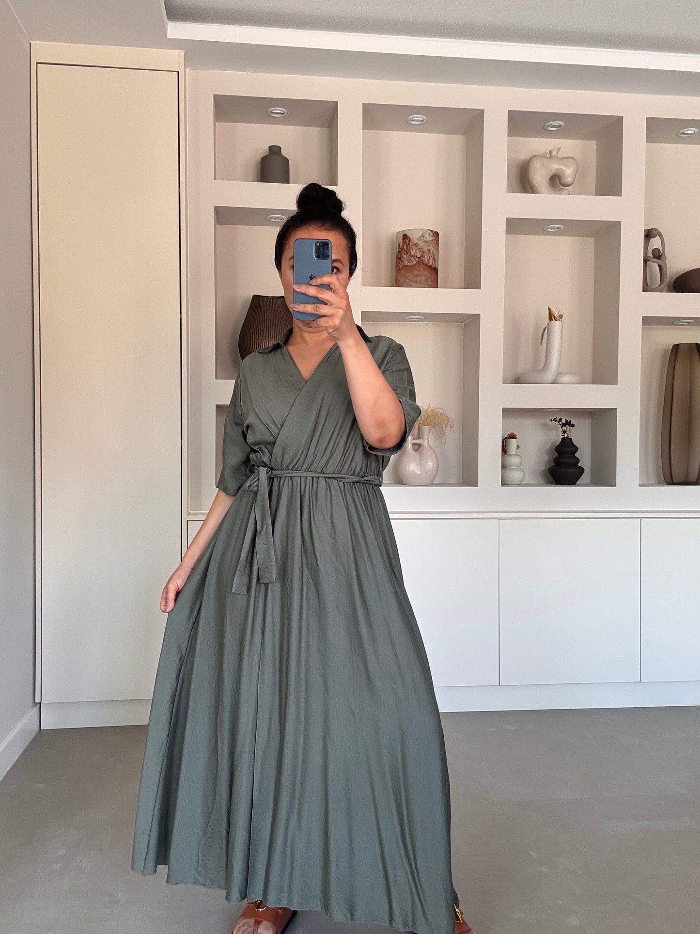 Luna dress - kaki