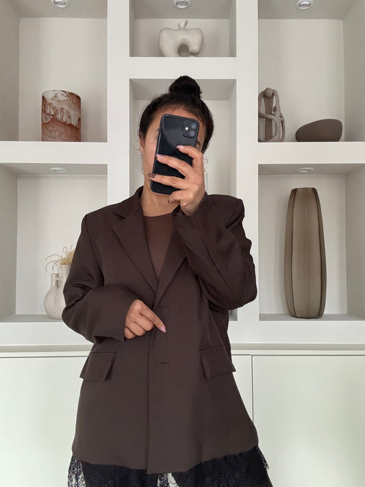 Léa Blazer – mocha