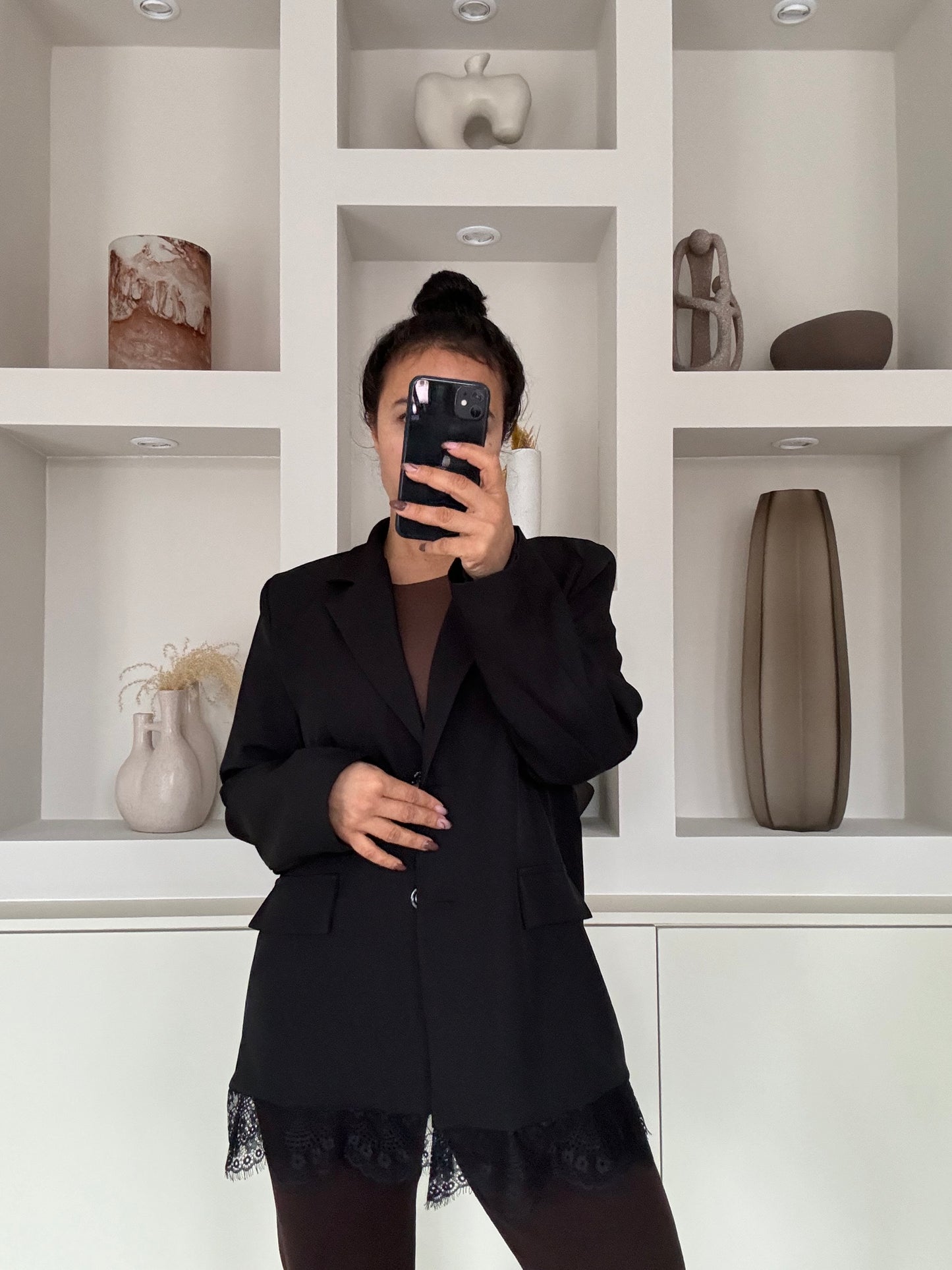 Léa Blazer – zwart