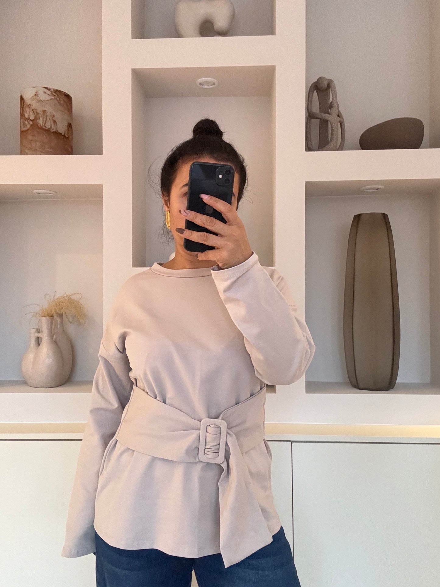 Soft belt top - 3 kleuren