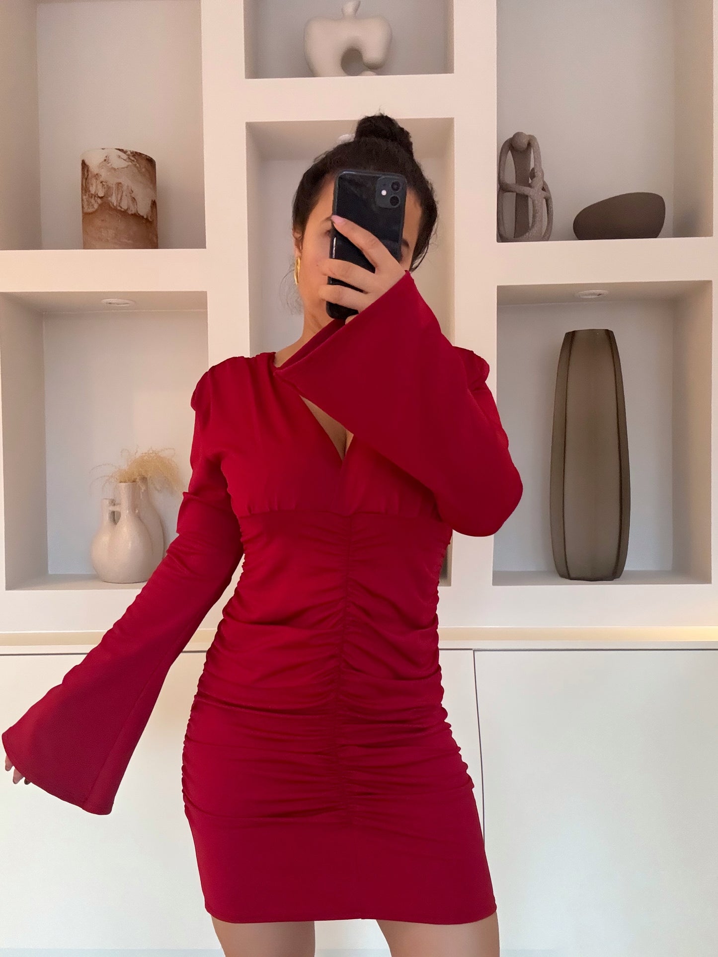 V-Neck dress - 3 kleuren