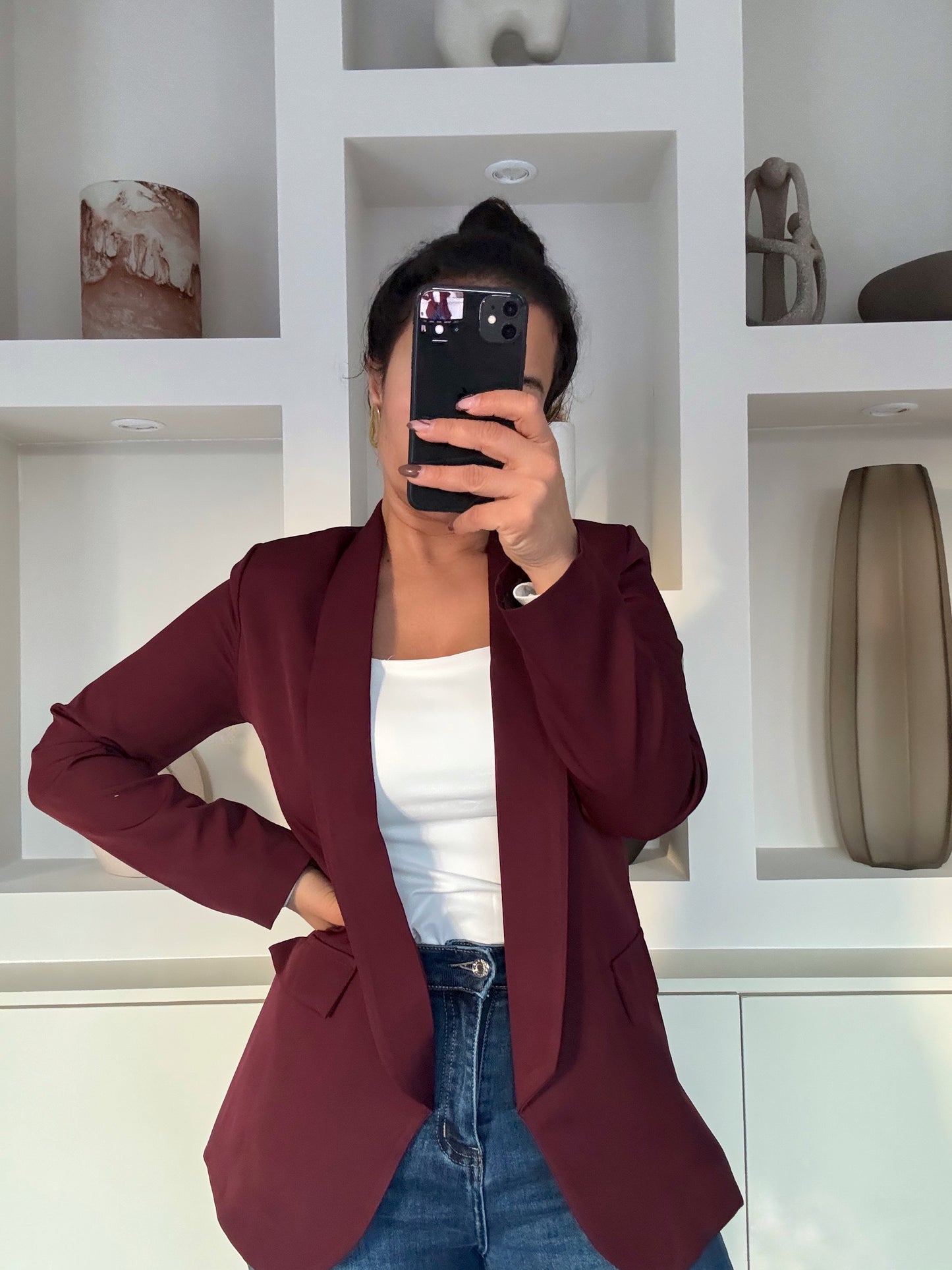Nora blazer - bordeaux