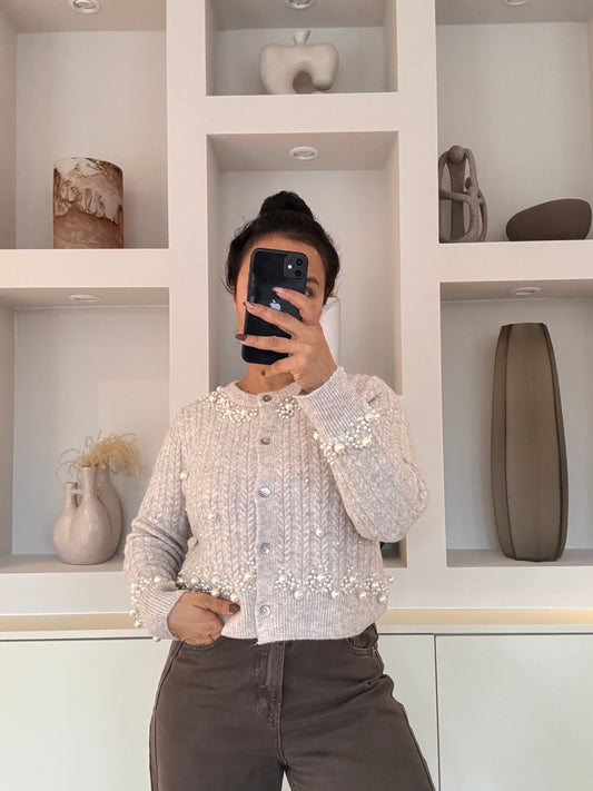 Pearl Cardigan - ecru