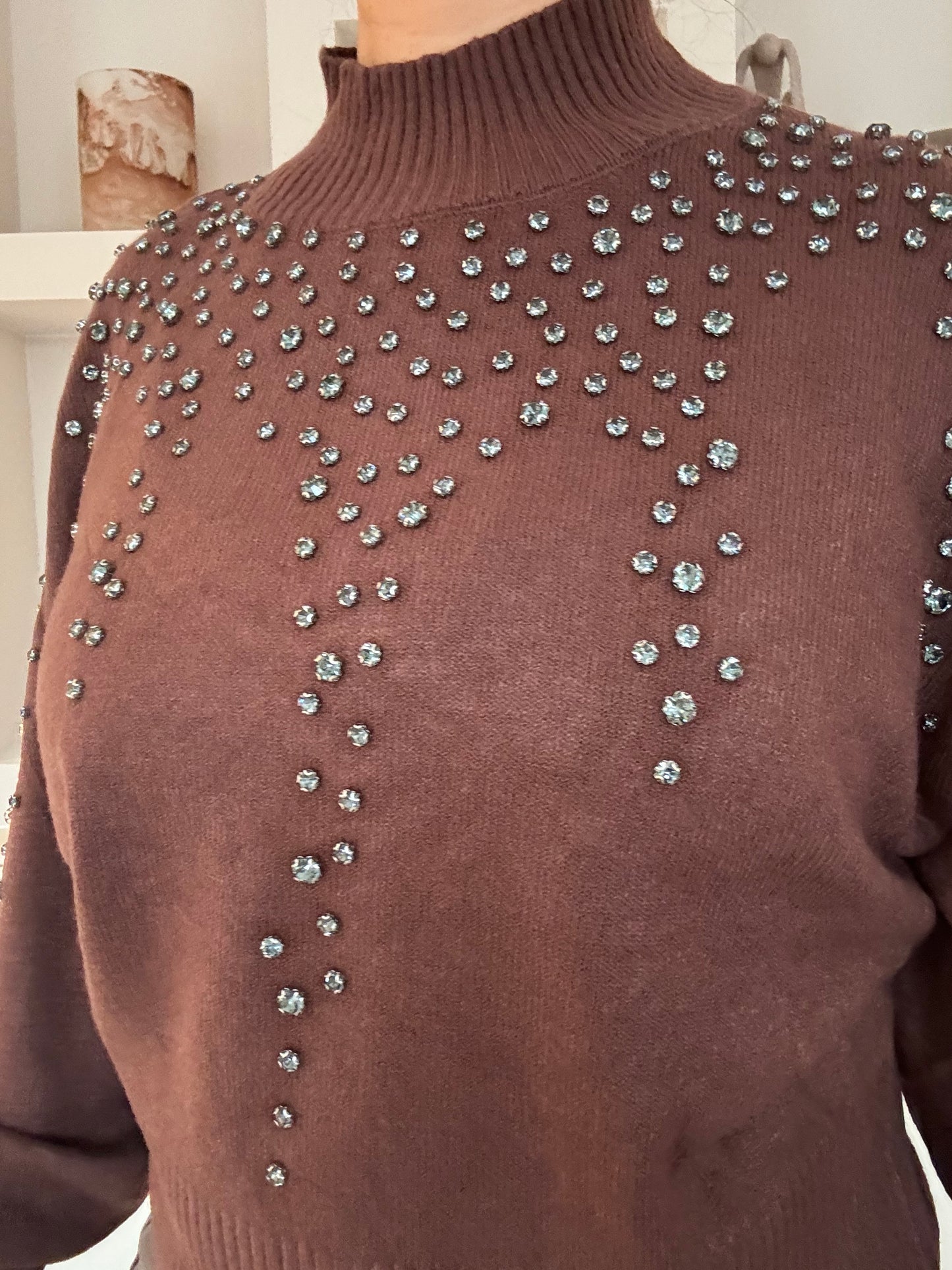 Ava knit top - bruin