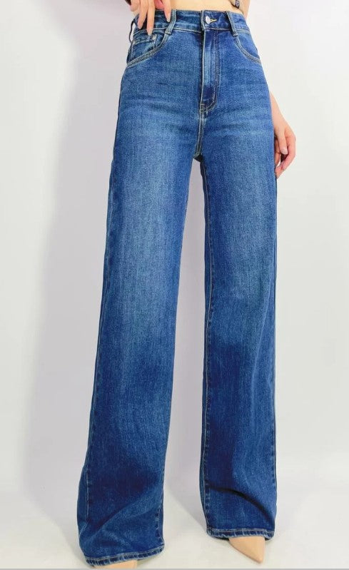 Straight stretch jeans – Blue (Tall)